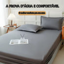 Lençol Ajustável Impermeável 360° – Protetor de Colchão para Todos os Tamanhos