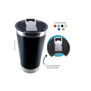 Copo Térmico  473ml Beba Gelado ou quente com Tampa e Abridor