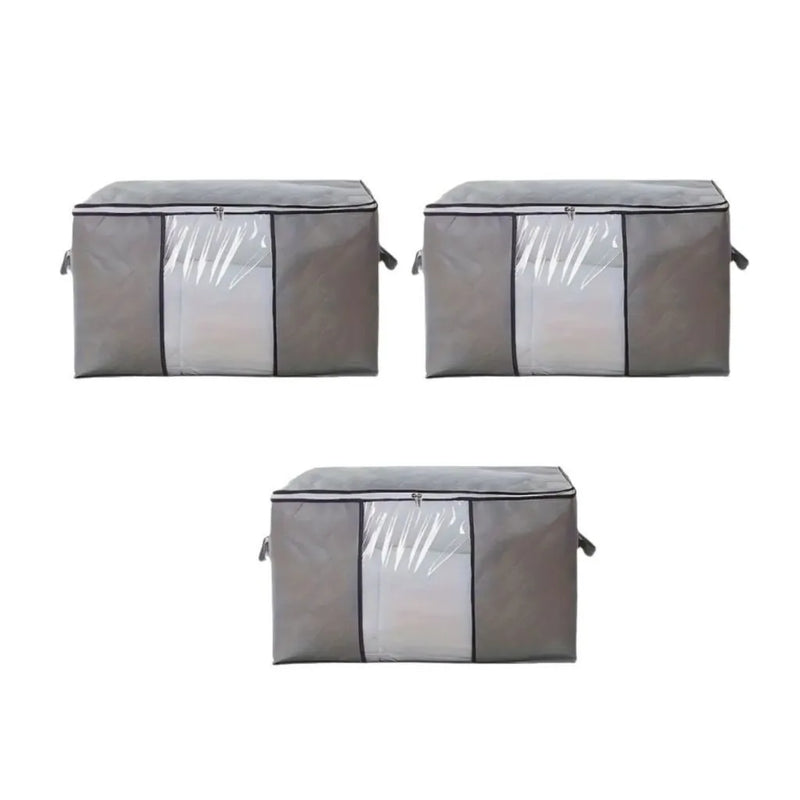 EcoGuard Box – Organizador Anti-Poeira e Umidade para Roupas e Cobertores
