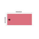 Toalha de Banho Pet em Microfibra – Super Absorvente, Macia e Bordada | 35x75cm / 50x100cm para Cães e Gatos