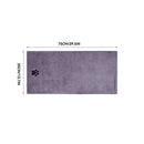 Toalha de Banho Pet em Microfibra – Super Absorvente, Macia e Bordada | 35x75cm / 50x100cm para Cães e Gatos
