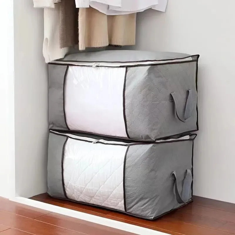 EcoGuard Box – Organizador Anti-Poeira e Umidade para Roupas e Cobertores