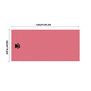 Toalha de Banho Pet em Microfibra – Super Absorvente, Macia e Bordada | 35x75cm / 50x100cm para Cães e Gatos