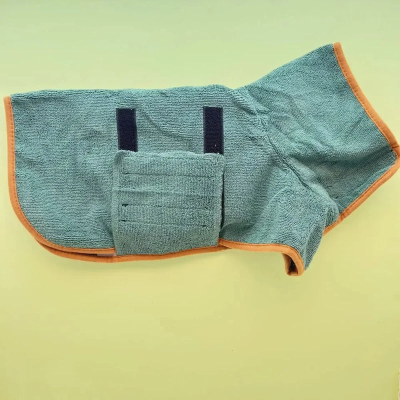 Roupão Absorvente de Secagem Rápida para Cães e Gatos