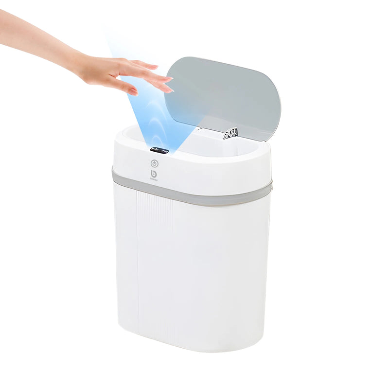 Lixeira Smart Sensor 12L – Toque Livre, Higiene Total