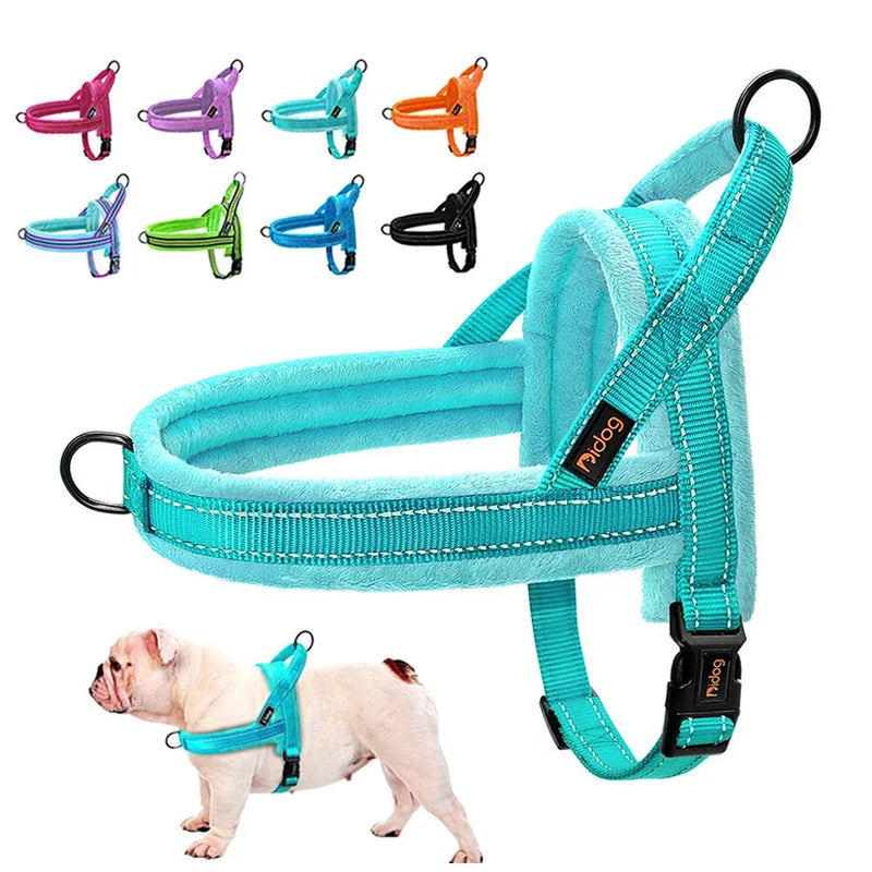 Colete Peitoral de Inverno para Cães Ajustável, Acolchoado e Refletivo