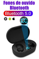 Fone Esportivo Bluetooth com redução de ruído